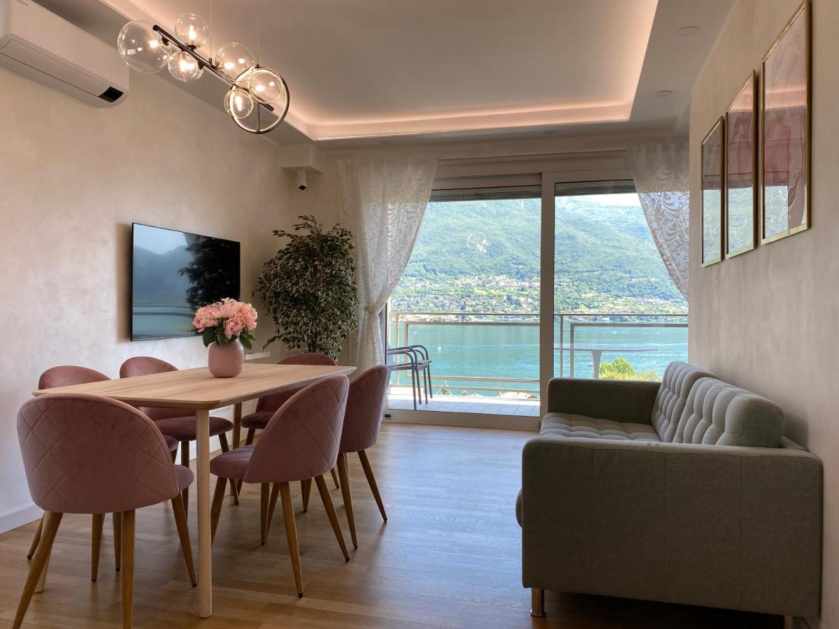 Le Terrazze Sul Lago Di Como Apartment Oliveto Lario Bagian luar foto