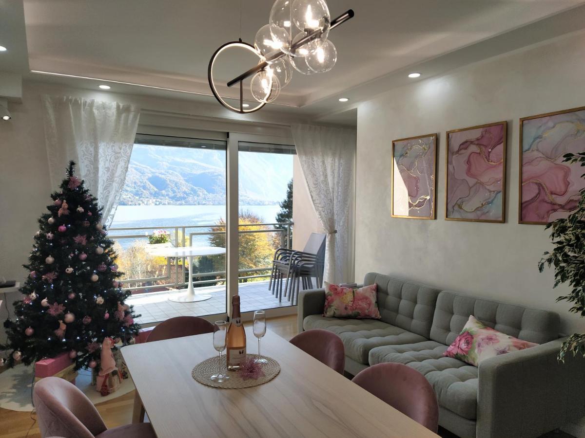 Le Terrazze Sul Lago Di Como Apartment Oliveto Lario Bagian luar foto