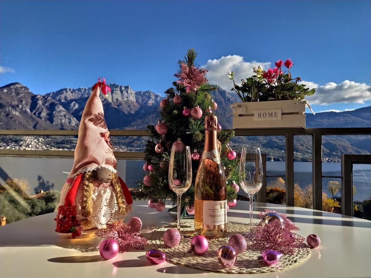 Le Terrazze Sul Lago Di Como Apartment Oliveto Lario Bagian luar foto